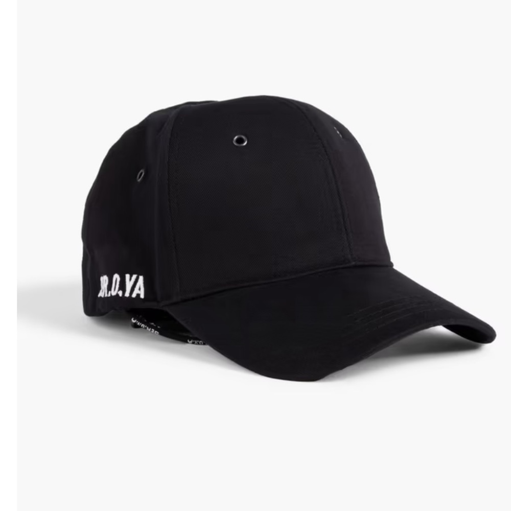 Ser. O. Ya. black baseball cap
